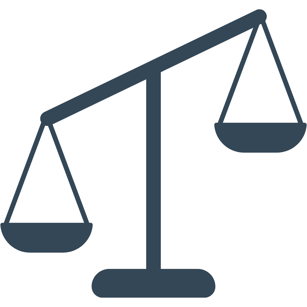 icon to represent making decisions that don't align with your values